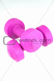 pink ladies dumbells