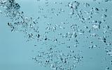 isolated air-bubbles rise to the surface