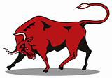 Charging red bull