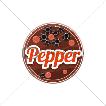 Pepper Spice. Vector Illustration.