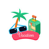 Exotic Vacation. Vector Illustration