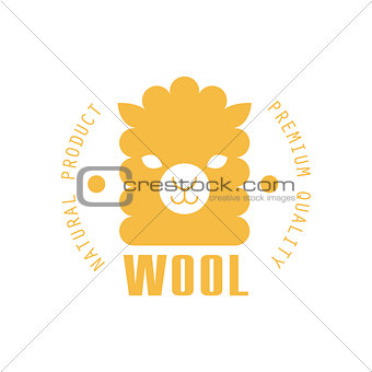 Wool Yellow Product Logo Design