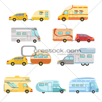Camper Vans With Trailers Collection
