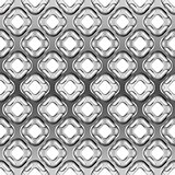 Glossy metallic grid with shadow, seamless pattern