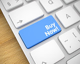 Buy Now - Inscription on the Blue Keyboard Key. 3D.