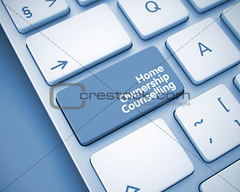 Home Ownership Counseling - Message on Keyboard Keypad. 3D.