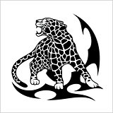 Jaguar Flame Tattoo