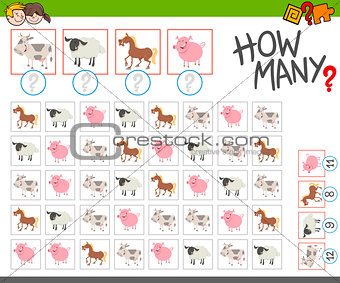 how many farm animals game