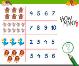 counting game with animals