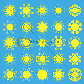 Different Sun Icons