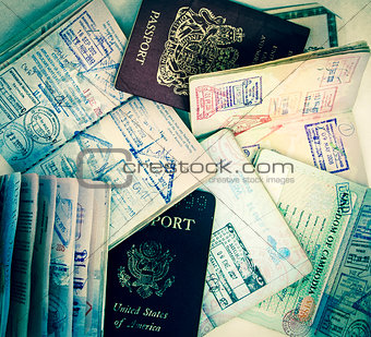 old passports 