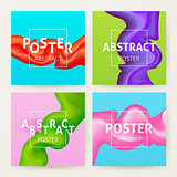 Colorful Abstract Poster Set