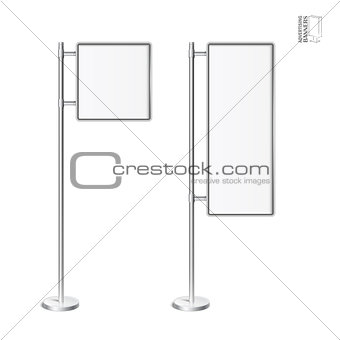 Vector light box with chrome stand