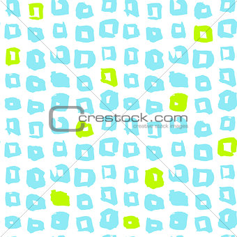 Square Funky Seamless Pattern