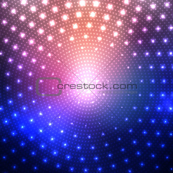 Disco lights background 