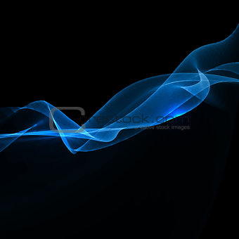 Electric blue wave background 