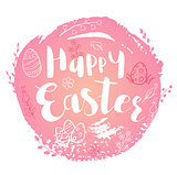 Pink Easter background