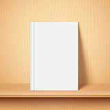 Empty White Book Template