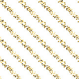 Gold foil glitter line stripes seamless pattern.