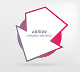 Abstract arrow elements