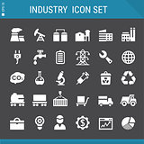 Industrial icons collection
