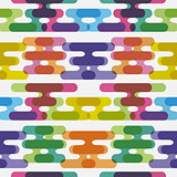 Abstract Seamless Striped Pattern Vector Illustration