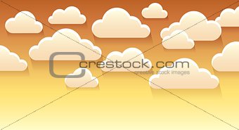 Stylized clouds theme image 4