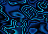 Blue Abstract Contour lines Background