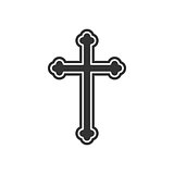 Religion cross icon