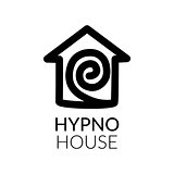 Simple icon of house with labyrinth within.