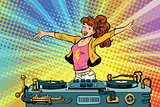 girl DJ club party youth lifestyle