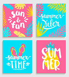 Bright cards for summer.