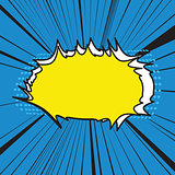 Bubble icon; Retro pop art comic and communication; 