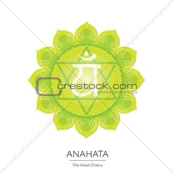 Anahata chakra vector
