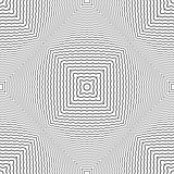 Seamless checked convex pattern. Zigzag lines texture. 