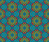 geometric mosaic vintage ethnic seamless pattern