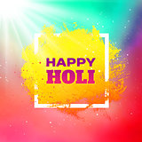 Holi festival colorful vector background
