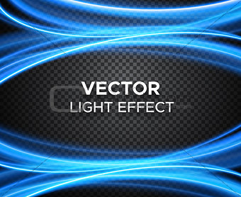 Vector light effect on checkered background