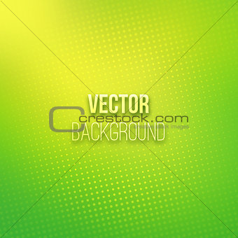 Green Blurred Background With Halftone Effect