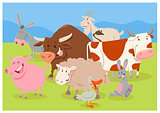 cute farm animal characters