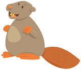 cartoon beaver animal character