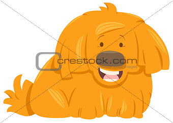 hairy dog animal character