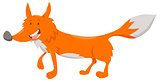 cute cartoon fox animal character