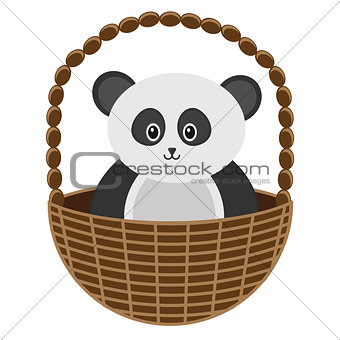 Baby Panda Basket