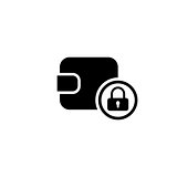 Assets Protection Icon. Flat Design.