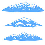 The set of blue ridges