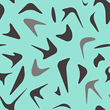 Seamless geometrical pattern with rounded polygons