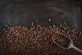 Background coffee beans