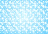 Blue shiny sparkling blurred background