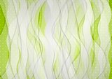 Abstract green white wavy background